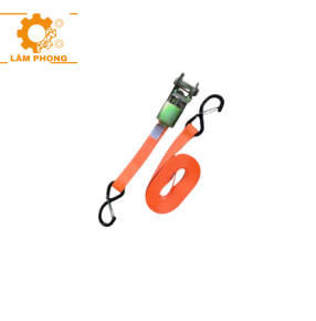 Dây Chằng Tăng Đơ Bản 25mm Tải 0.8 Tấn Móc S Chống Tháo