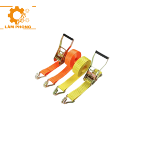 Dây Chằng Hàng Tăng Đơ Bản 50mm Tải 5 Tấn Móc J